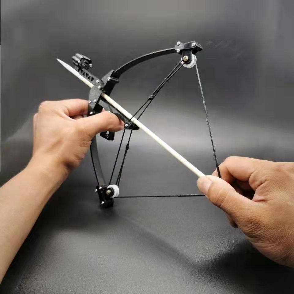 小型弓箭迷你弓袖珍微型复合弓三角弓运动比赛射击射箭打靶玩具惠