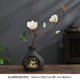 陶瓷花瓶桌面餐厅客厅花插仿真花假花玄关酒柜摆件装 饰品花束摆设