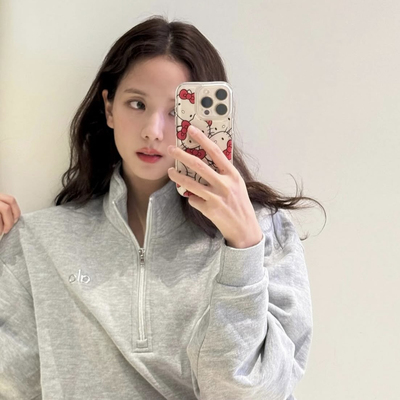 金智秀jisoo同款满屏hello kitty适用苹果16Promax手机壳iPhone15