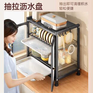 卫生间收纳架夹缝零食厨房储物架多层分层多功能架家用置物架柜子