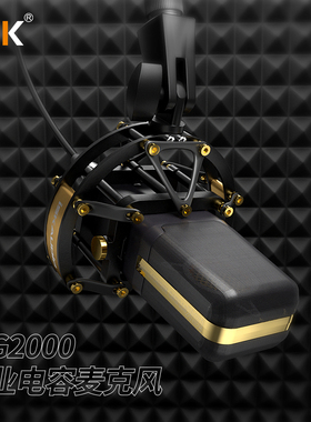 ISK IKG2000电容麦克风台式电脑手机直播设备全套主播k歌录音话筒