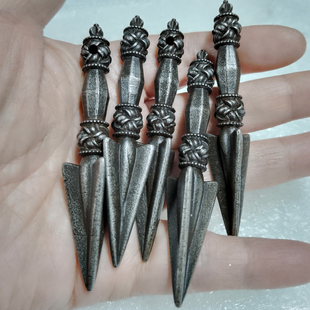 藏式天铁普巴金刚杵普巴金刚橛普巴杵噶陀传承法器挂件吊坠藏饰品