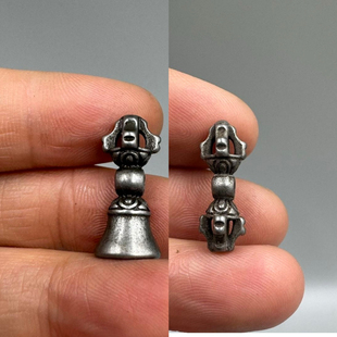 天铁托甲五股金刚杵铃记数挂记子头一对手串佛珠背云卡子配饰