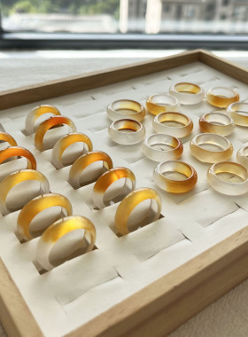 精品马料锦鲤款天然玉髓