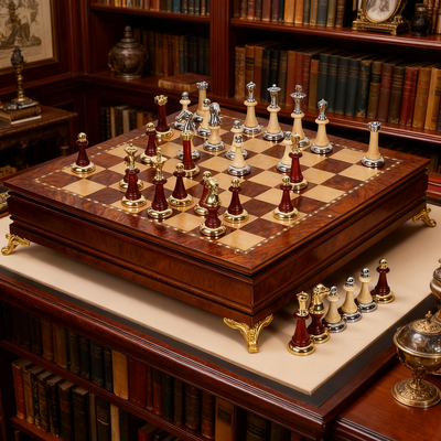 精致金属棋子礼盒装商务礼品