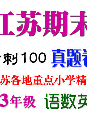 江苏省各地名小学期末复习试卷