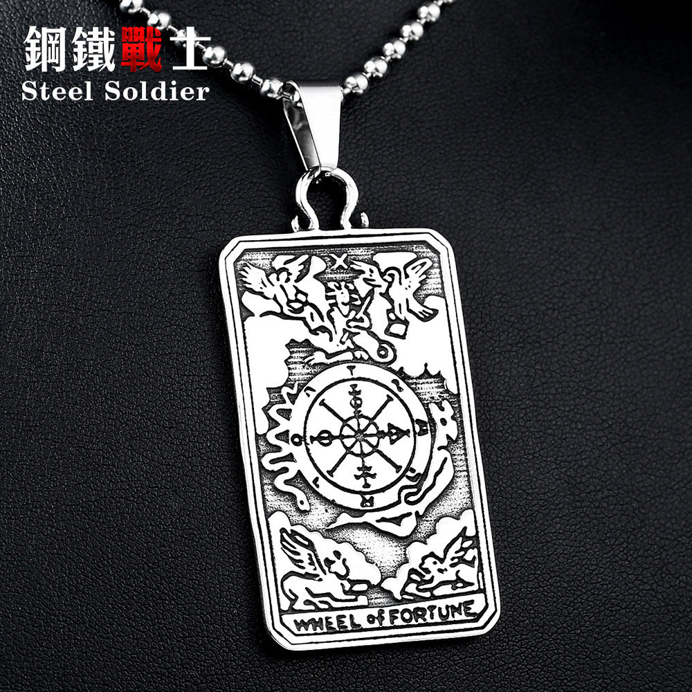 複古神秘飾品 钛鋼浮雕塔羅牌吊墜 男女個性挂件 古文明挂件在類目 飾品/流行首飾/時尚飾品新, 項墜/吊墜中 - 來自Buy2taobao.com提供專業的淘寶代購服務