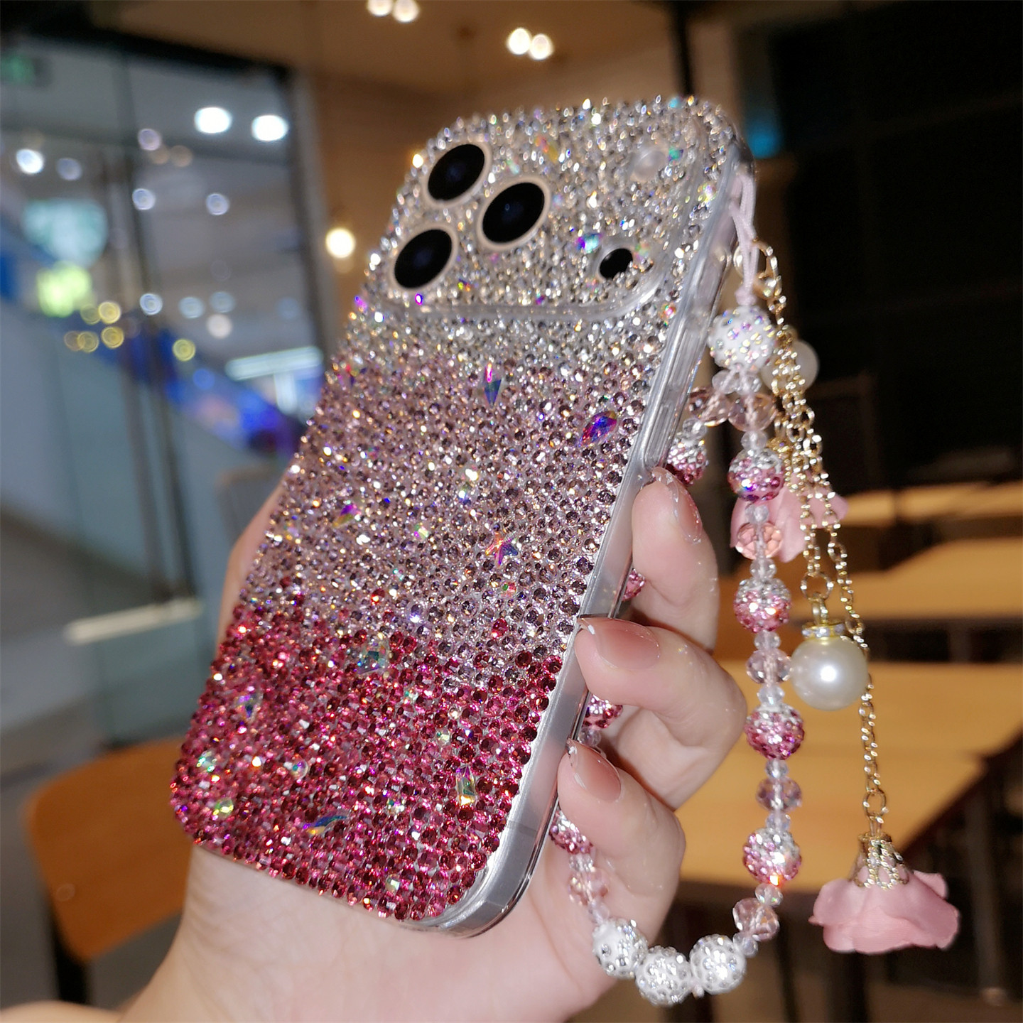 网红新款适用于iphone17pro max苹果16手机壳Air高级感15plus奢华水钻渐变色14保护套13全包防摔12女,3C数码配件,手机保护套/壳,淘宝优惠券,粉丝福利购,淘宝优惠卷