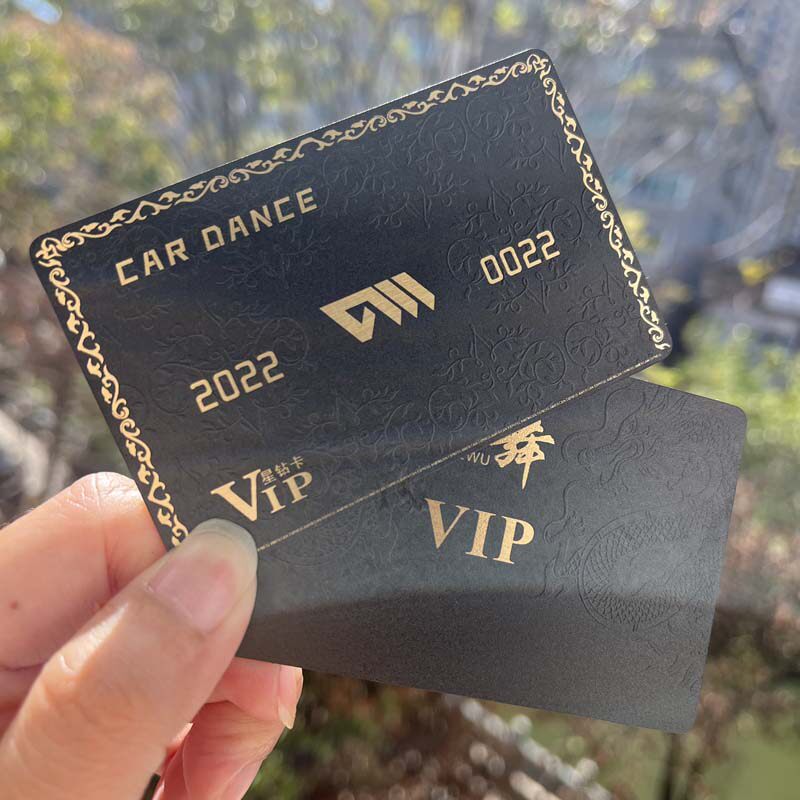 定制黑金卡金属卡高档vip会员卡名片制作创意商务diy1天发货快速