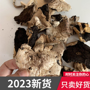 野生草菇黑蘑菇片2023新货河北张家口崇礼张北草原特产莜面卤食材