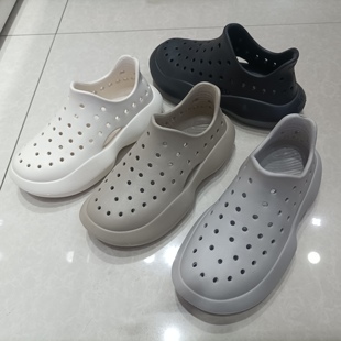 男外穿夏季 沙滩鞋 林润55洞洞鞋 不累脚厚底增高大头鞋 2025新款 凉鞋