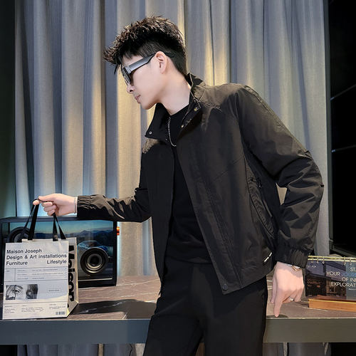 s韩版修身秋冬小码加小号XS码S号社会小伙夹克外套男潮流韩版上衣