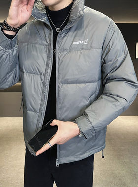 2026冬季新款xs小码小号修身短款棉服立领保暖棉衣男青年夹克外套