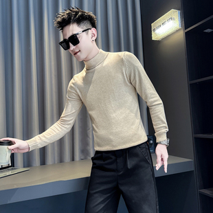 矮小个子纯色打底上衣155简约S号xs码冬季新款毛衣男圆领针织衫潮