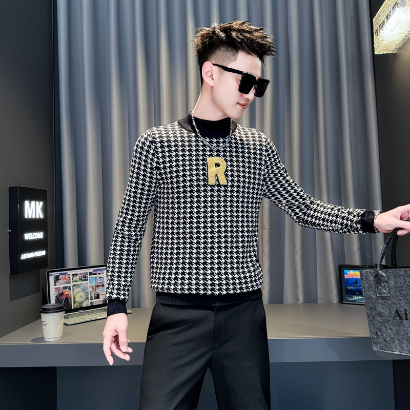 矮小个子男S号XS码155小码加小号冬季毛衣男圆领针织衫打底潮流韩