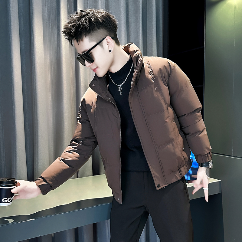 冬装加厚纯色男士棉衣外套矮小个子棉服上衣外套S号XS码155棉袄潮