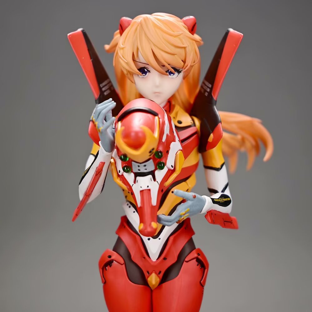 剧场版 EVA 2号机 机甲明日香 二次元少女 机箱模型 摆件盒装手办