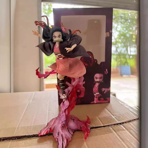 鬼灭之刃 GK 灶门祢豆子 血鬼术 雕像 场景 模型 摆件 盒装手办