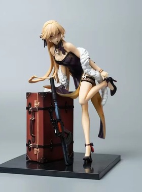 美少女系列 少女前线 OTS-14 紫雨心 双头雕 模型 摆件 盒装手办