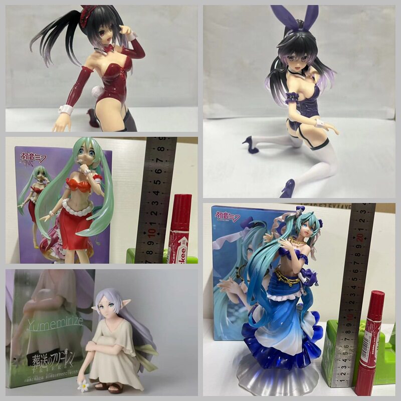 约会大作战 时崎狂三 神十香 兔女郎 芙莉莲 初音 美少女盒装手办
