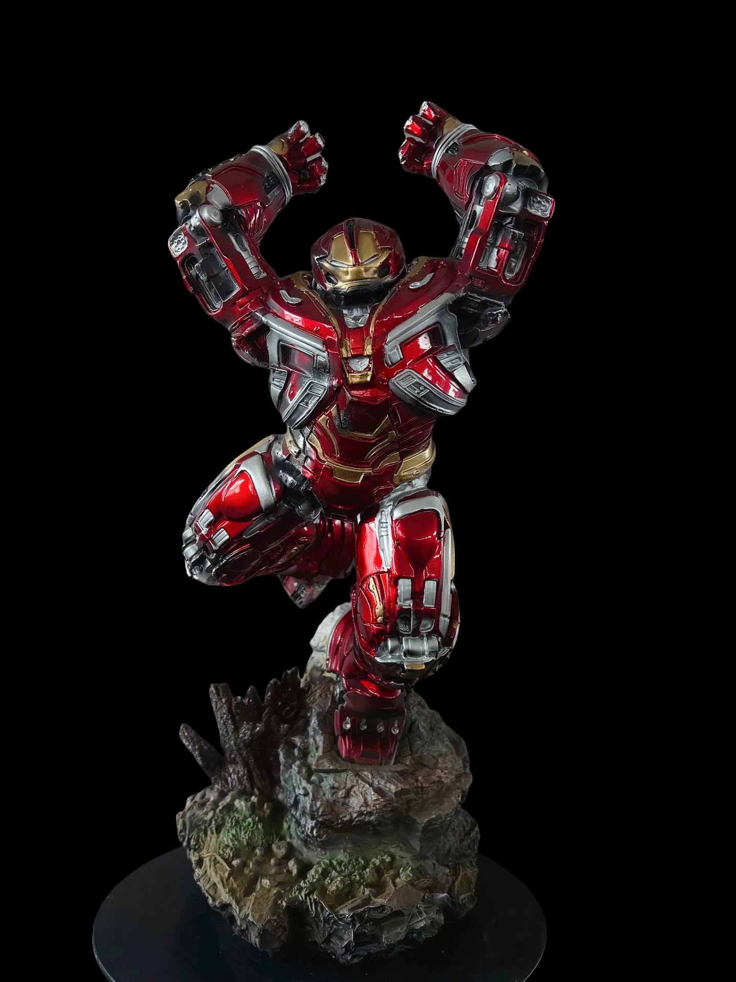 复仇者联盟漫威优质GK绿巨人反浩克战甲超优质树脂GK手办玩具模型