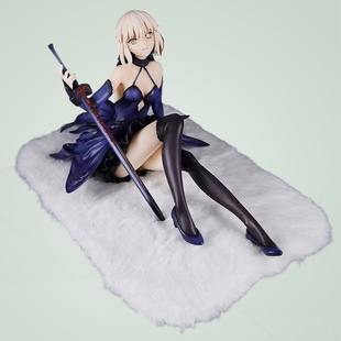 美少女命运之夜fate卑王黑塞巴礼服塞巴坐姿动漫手办模型