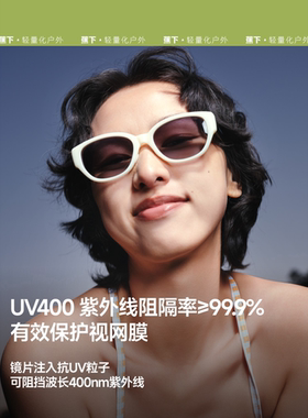 25SS蕉下小框猫眼折叠墨镜FD430/FD315女防紫外线折叠复古高级感