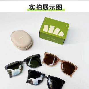 26SS蕉下波士顿框轻量折叠墨镜FD014/FD005强光偏光圆脸防紫外线