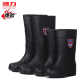 加棉套鞋 春秋回力时尚 劳保雨靴加厚胶鞋 男防滑水鞋 中筒高筒雨鞋