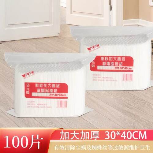 加大加厚懒人免手洗擦地吸宠物毛发灰尘清洁干巾家政保洁擦墙抹布