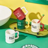 新潮高颜值英文漱口杯字母时尚 塑料杯刷牙杯宿舍学生情侣杯洗漱杯