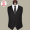 Black single piece suit vest