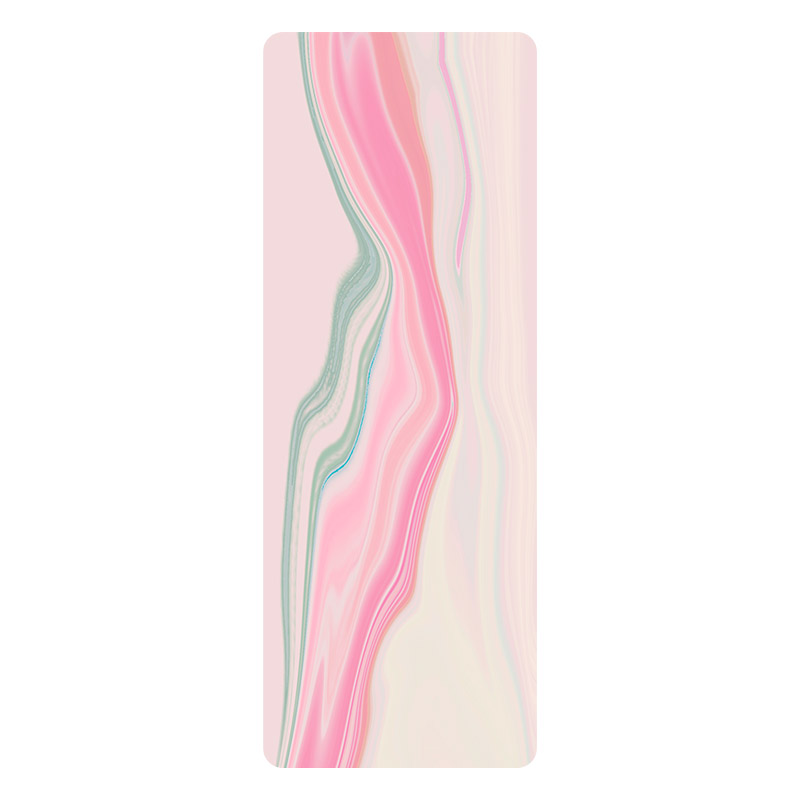 迷彩撞色天然橡胶PU土豪瑜伽垫防滑吸汗耐脏不掉色加长加宽健身垫