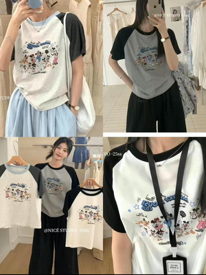 女装夏季T恤雪花棉冰瓷棉短袖均码 断码清仓