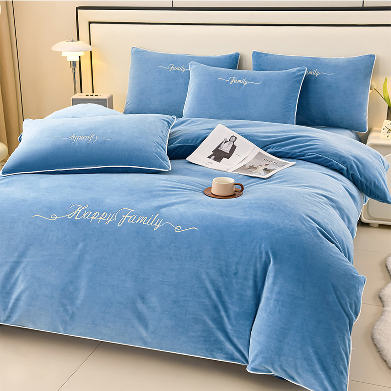 A类防静电宝宝绒四件套床品双面绒被套牛奶绒保暖床单宿舍三件套,床上用品,床品套件/四件套/多件套,淘宝优惠券,粉丝福利购,淘宝优惠卷