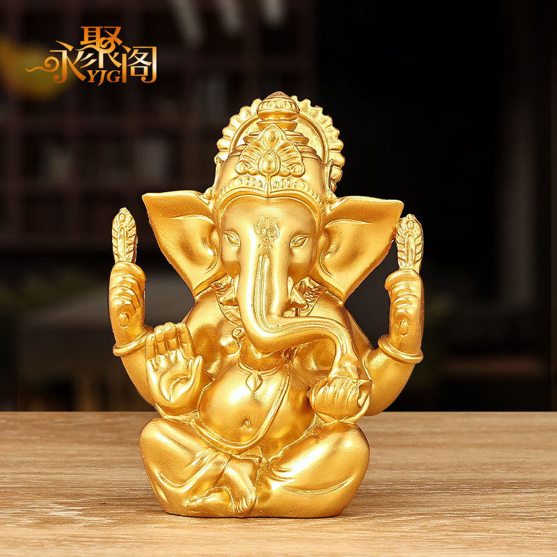 象目神摆件 东南亚佛像摆件泰国象神泰式客厅办公室礼品装饰品