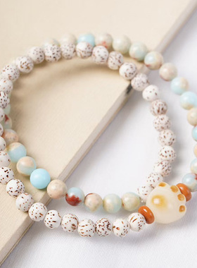 星月菩提DIY星空猫爪款手链规格0.6男女装饰文玩念珠首饰厂家批发