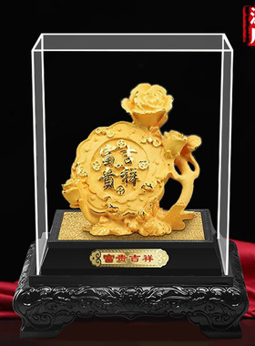 绒沙金摆件 中秋月饼工艺品家居客厅商务办公保险4S汽车礼品厂家