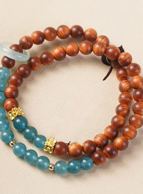 陈化柏木DIY冰萃款手链规格0.6男女民族风文玩念珠首饰厂家批发