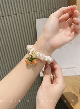 柿柿如意发绳高颜值手链两用水果