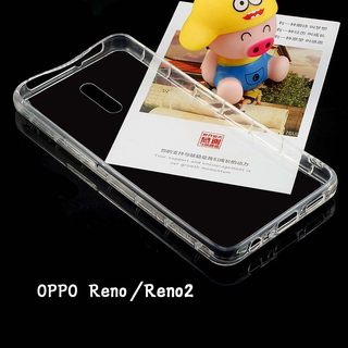 OPPO Reno 2透明亚克力手机壳保护套 硬底软边手工滴胶凹槽素材壳