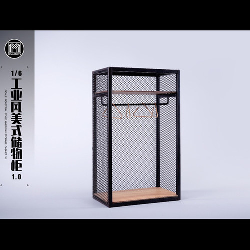 MMMTOYS 1/6 兵人 工业风美式储物柜1.0 M2409 场景地台 摆件