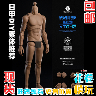 Worldbox耐操 1/6 男兵人 可动人偶 亚洲窄肩男素体 AT042 现货