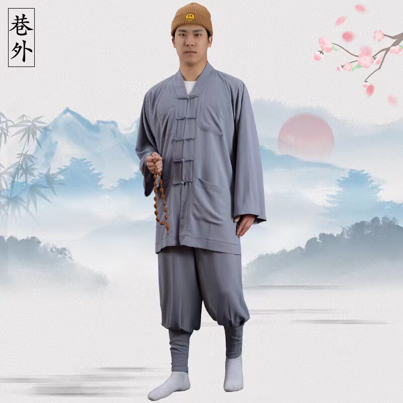 僧服短褂套装巷外青云和尚出家人