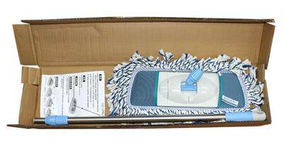 美家生活妙管家平板拖把不锈钢拖把尘推木地板拖布精梳棉