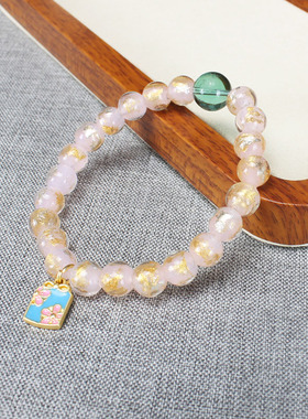 北京香灰琉璃金箔银箔款手串