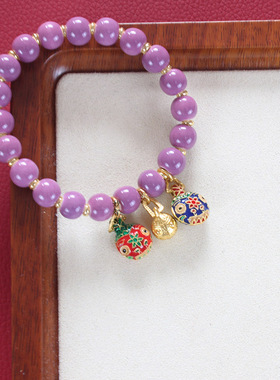 女香灰瓷民族风手串手链