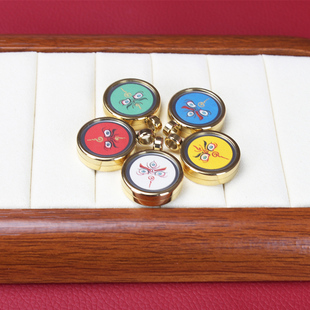 唐卡法眼小嘎乌盒钛钢镀金DIY手链财眼智慧眼热贡唐卡画手串配饰