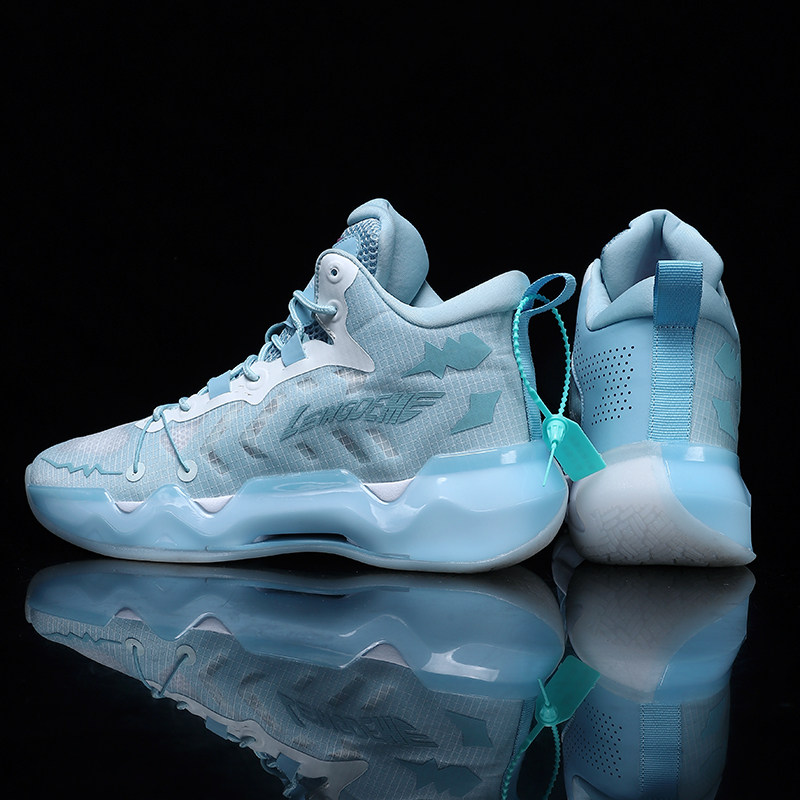 有声音水泥地篮球鞋男女利刃2中大童学生利刃4青年防滑耐磨实战靴