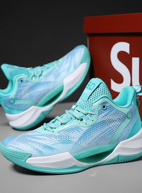 实战摩擦会响篮球鞋水花4代氮科技球鞋男运动鞋汤普森KT5透气鞋子